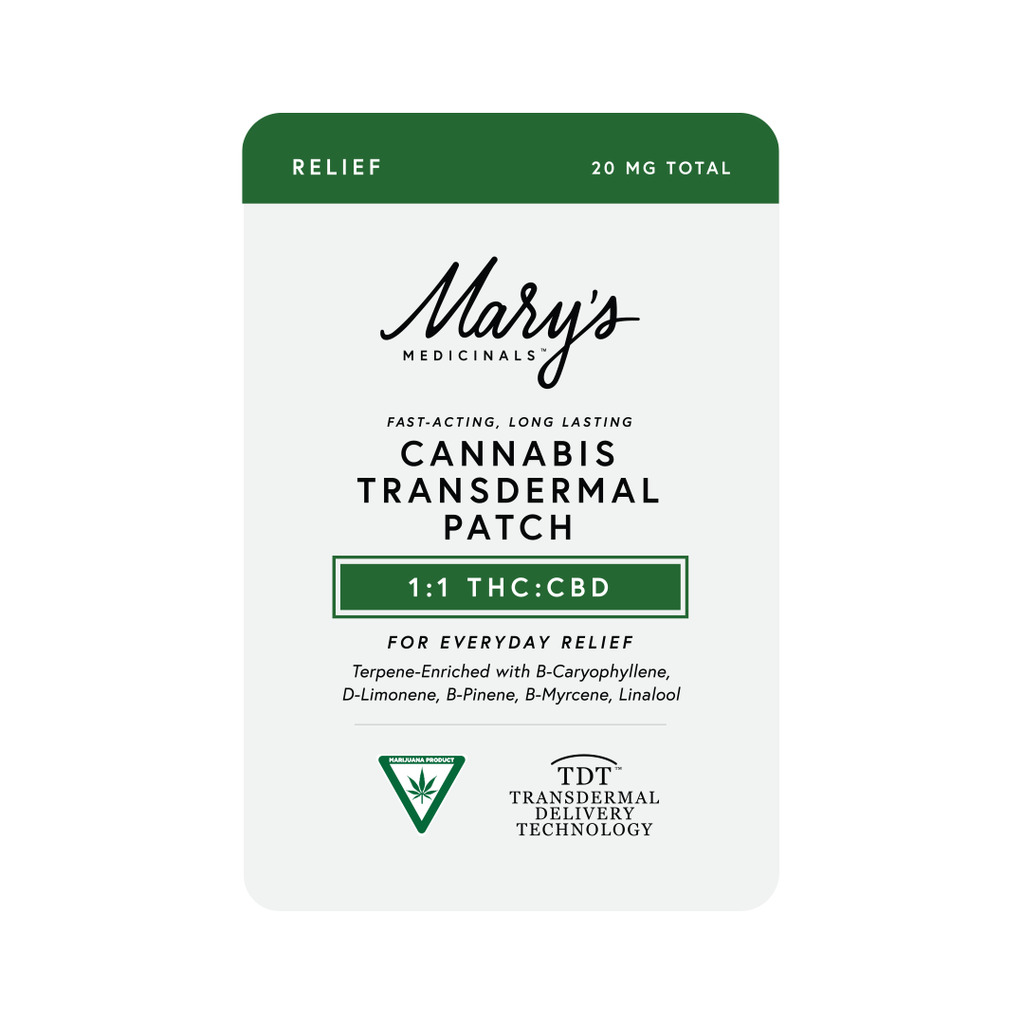 Topical Patch 1:1 Mary's Medicinals