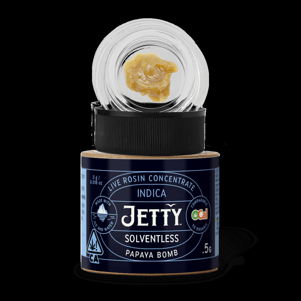 Buy Jetty Extracts Concentrate Papaya Bomb Solventless Rosin OCAL concentrate 1 G image №0