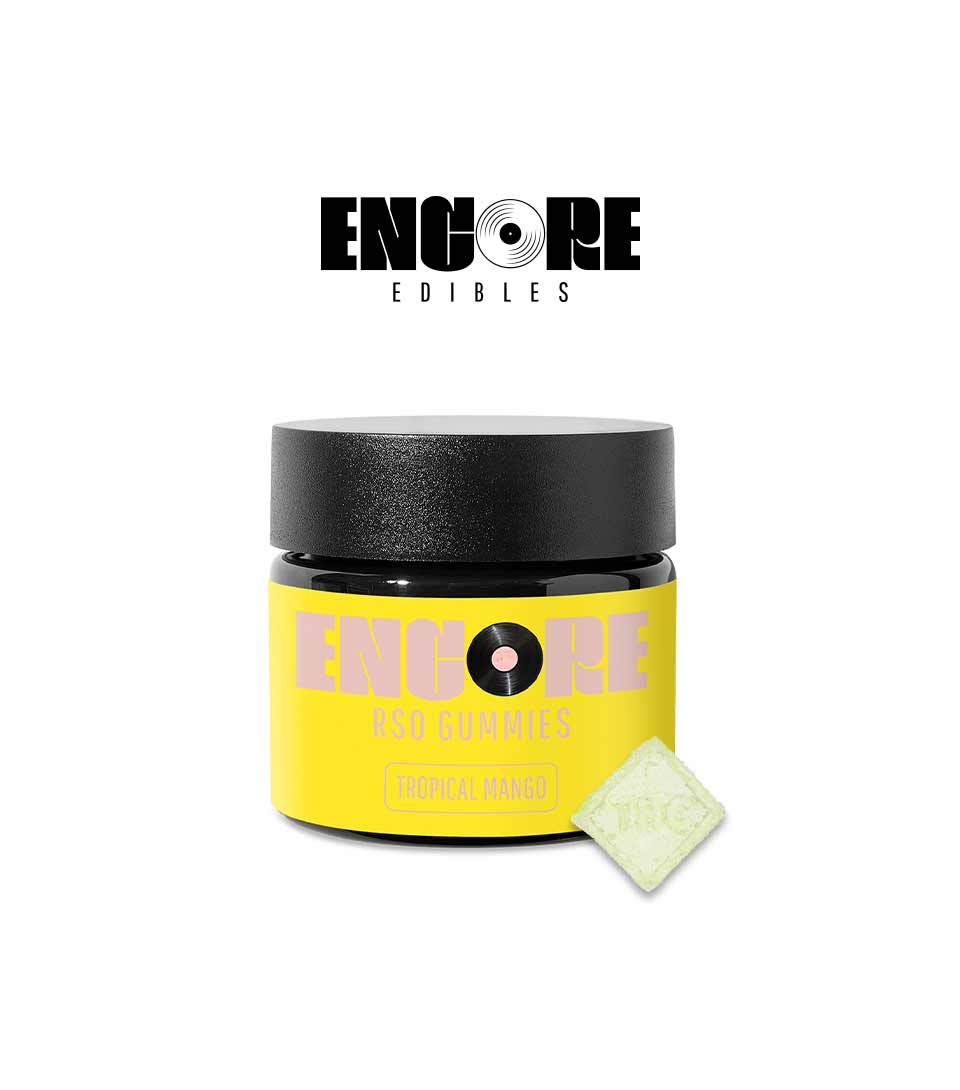 Buy Encore  Edibles Mango Sativa  - RSO Soft Chews 100mg [10 Pk] image