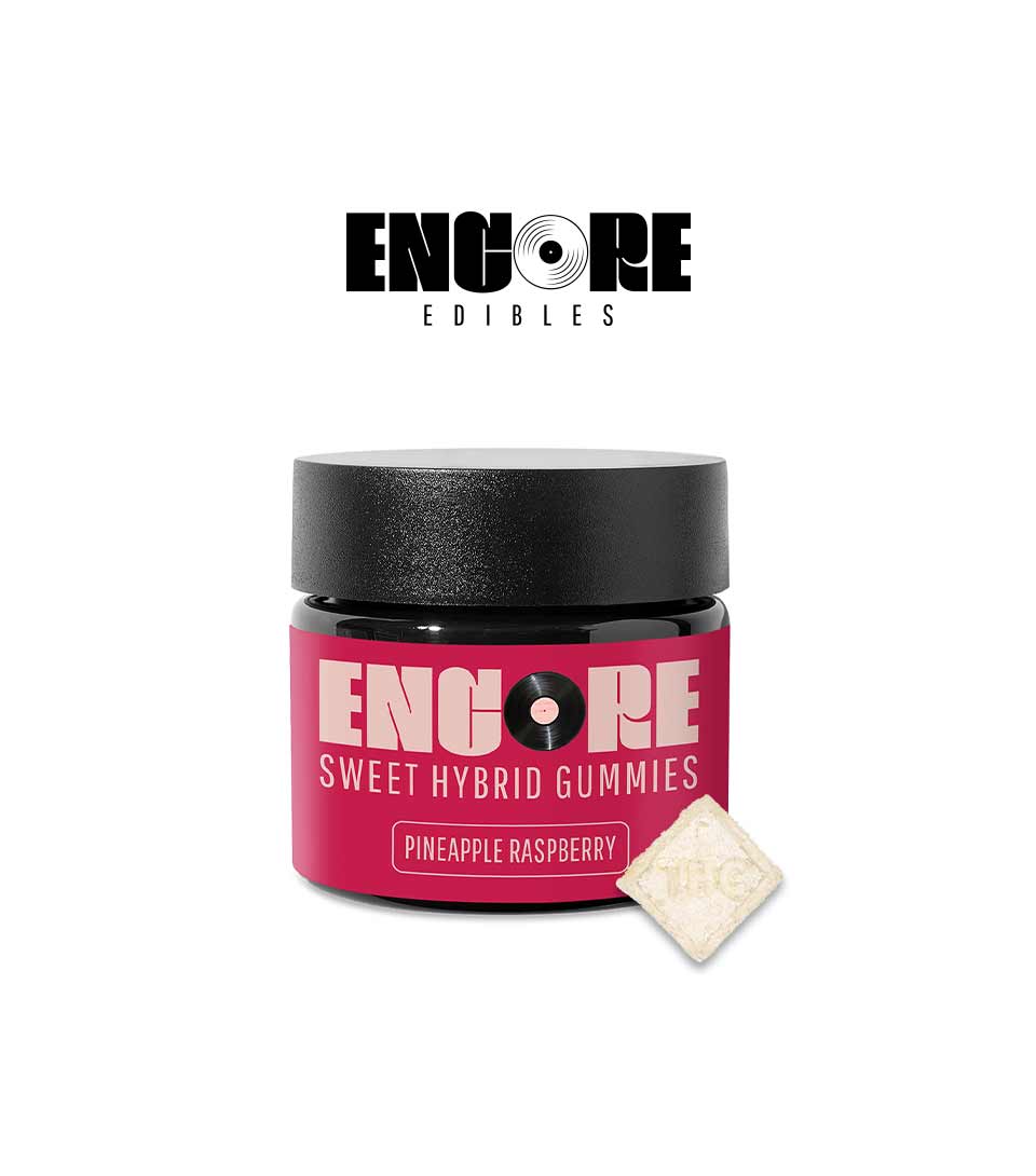 Buy Encore  Edibles Pineapple Raspberry Soft Chews 100mg [10 Pk] image