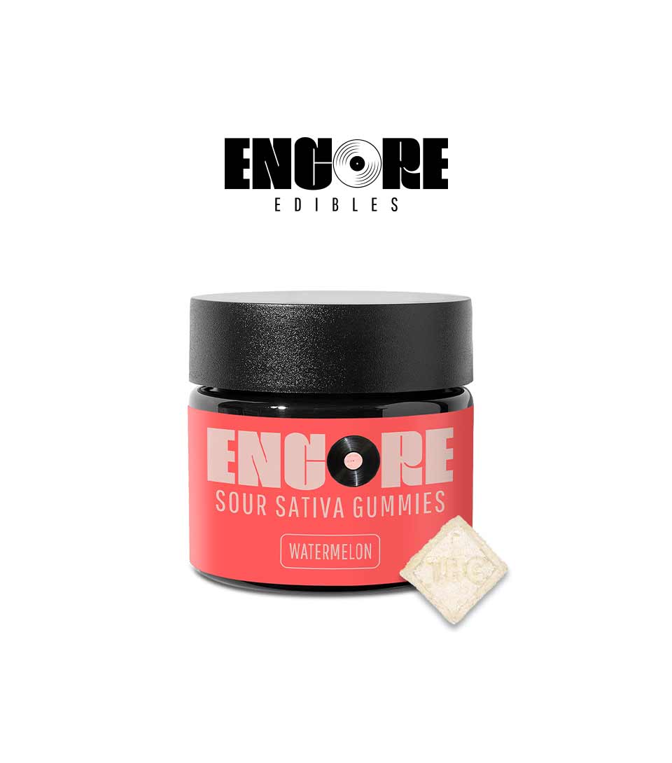 Buy Encore  Edibles Sour Watermelon Soft Chews 100mg [10 Pk] image