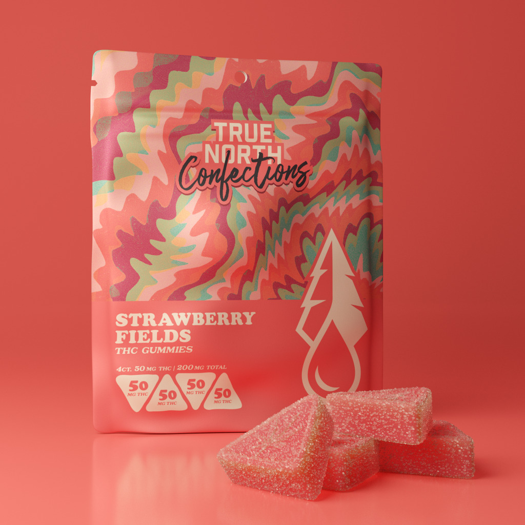 Buy True North Collective Infused-Edibles Regular Strawberry Fields 200MG THC image