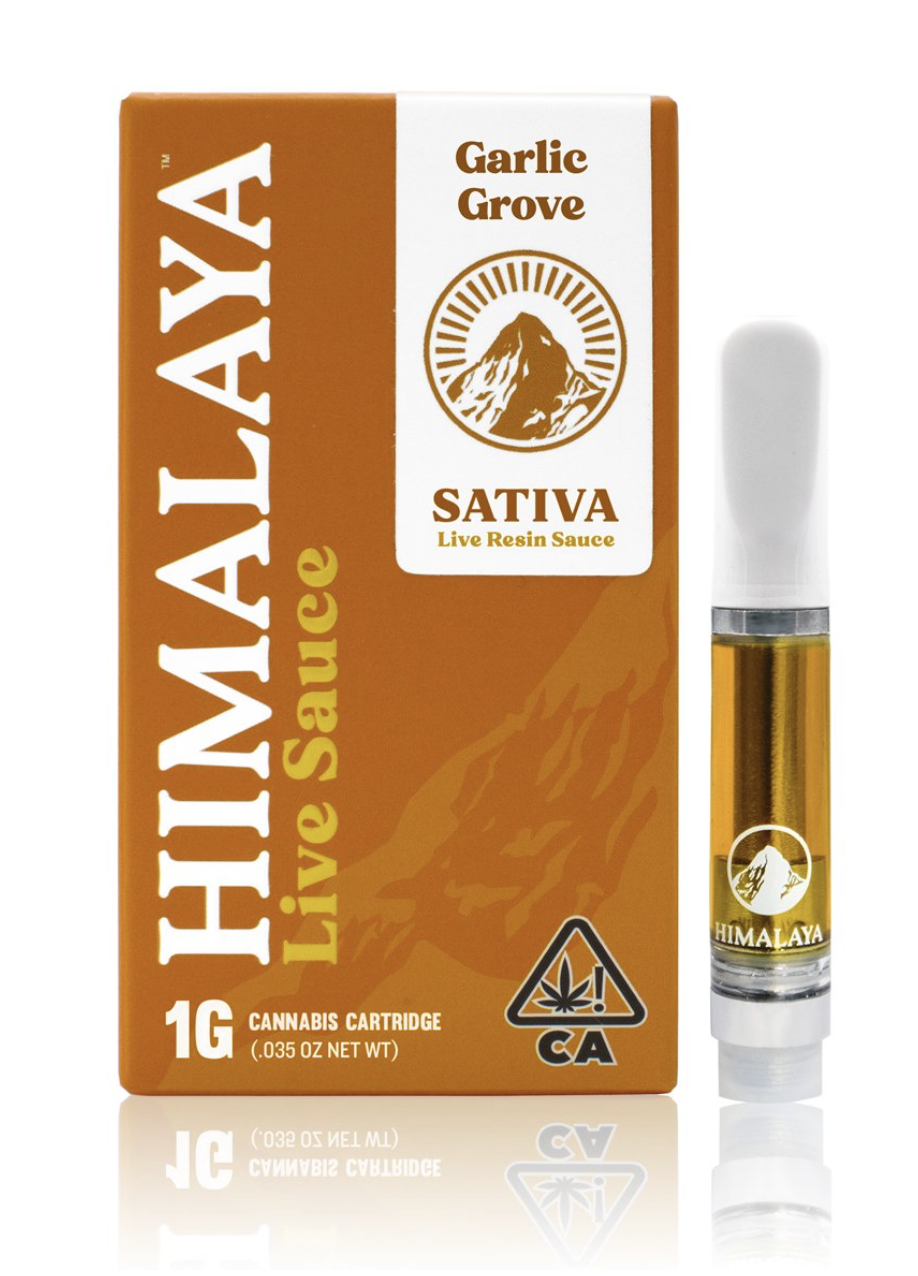 Garlic Grove Live Sauce Vape Cartridge Himalaya