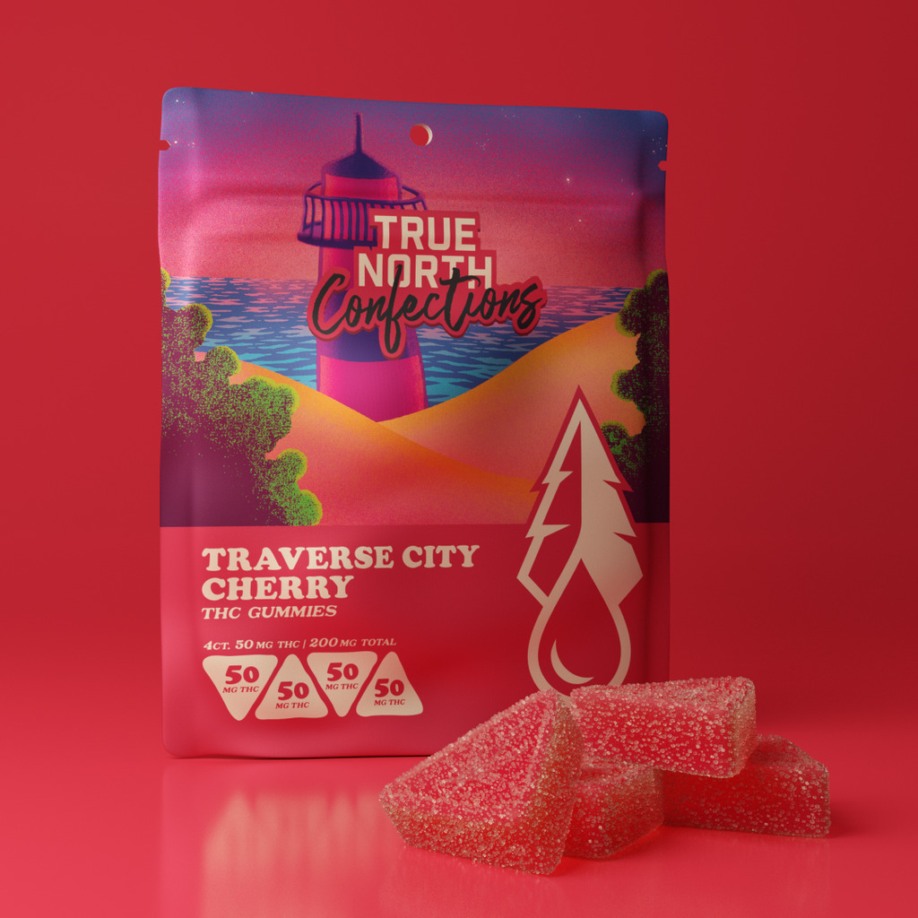 Buy True North Collective Infused-Edibles Regular Traverse City Cherry 200MG THC image