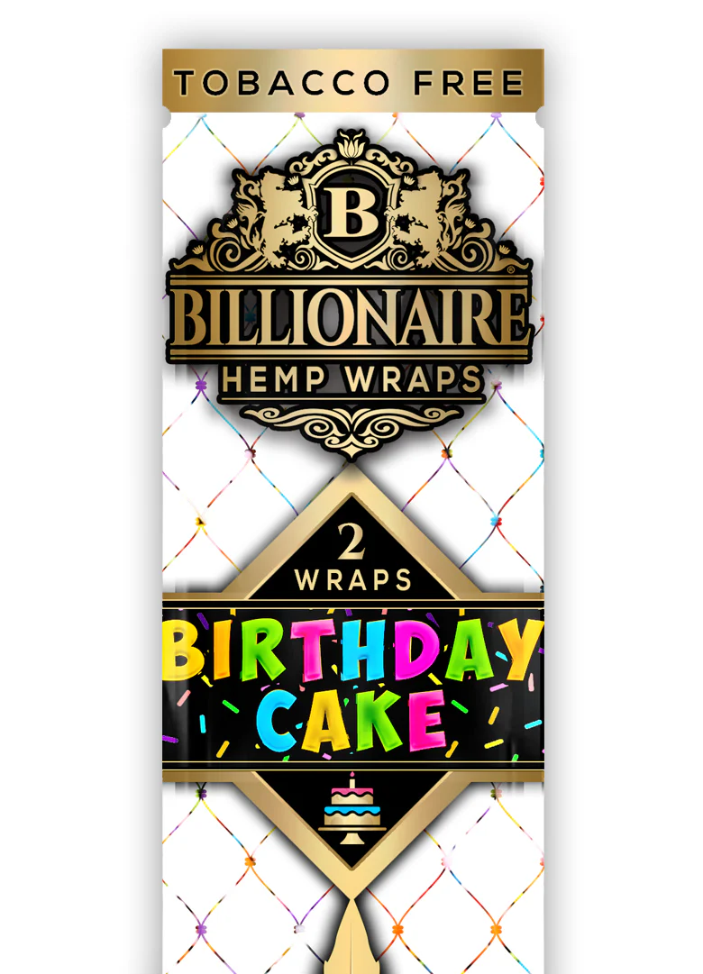 Birthday Cake Hemp Wraps Billionaire