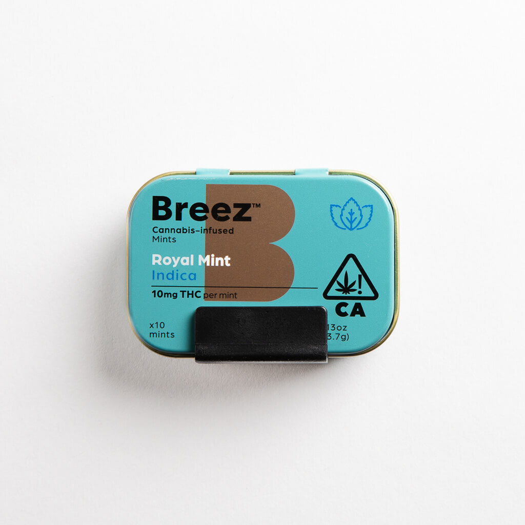 Buy Breez Edibles Royal Mint - Indica 10pk 100mg image