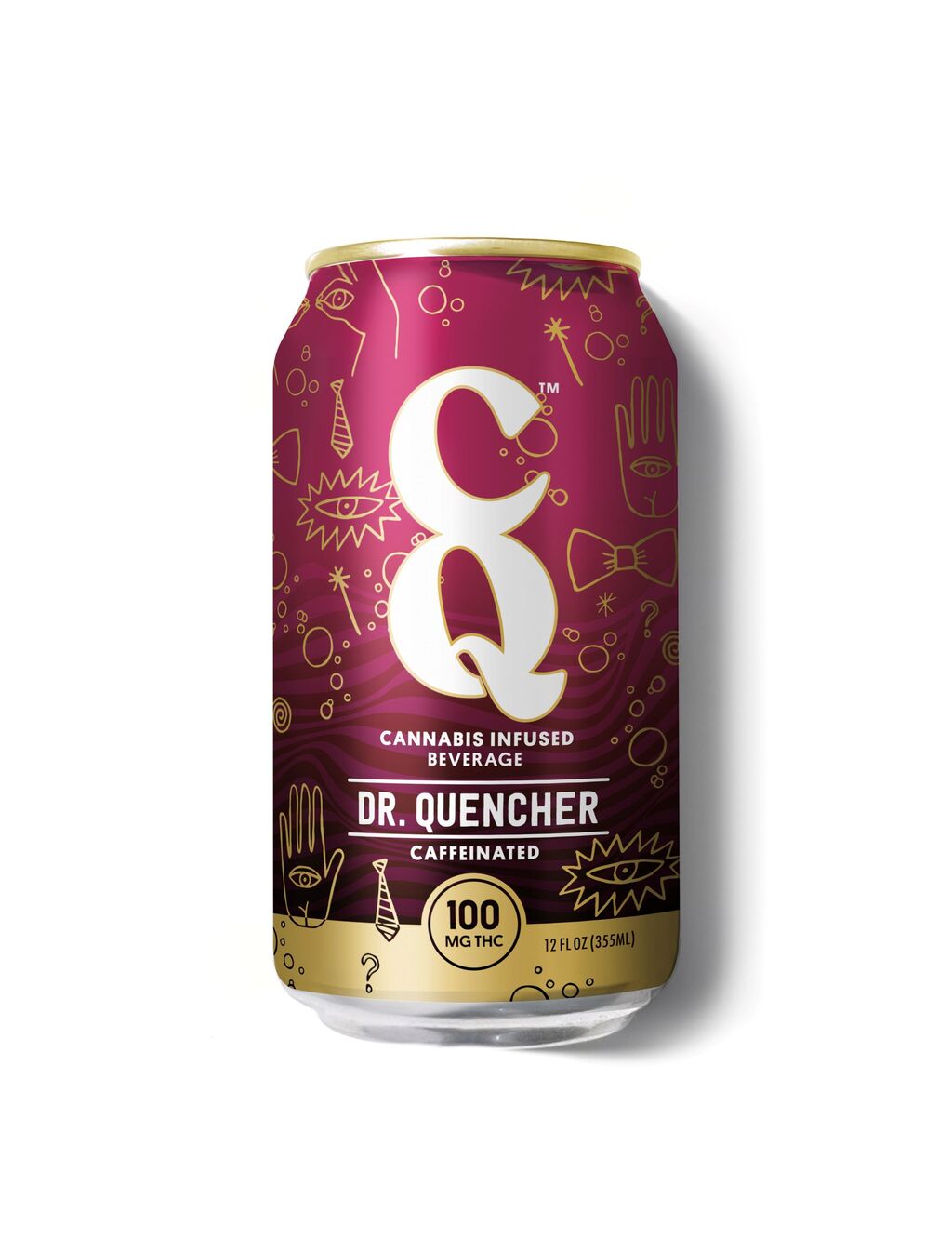 Buy CQ/Cannabis Quencher Beverages Dr. Quencher 12oz 1pk 100mg image №0