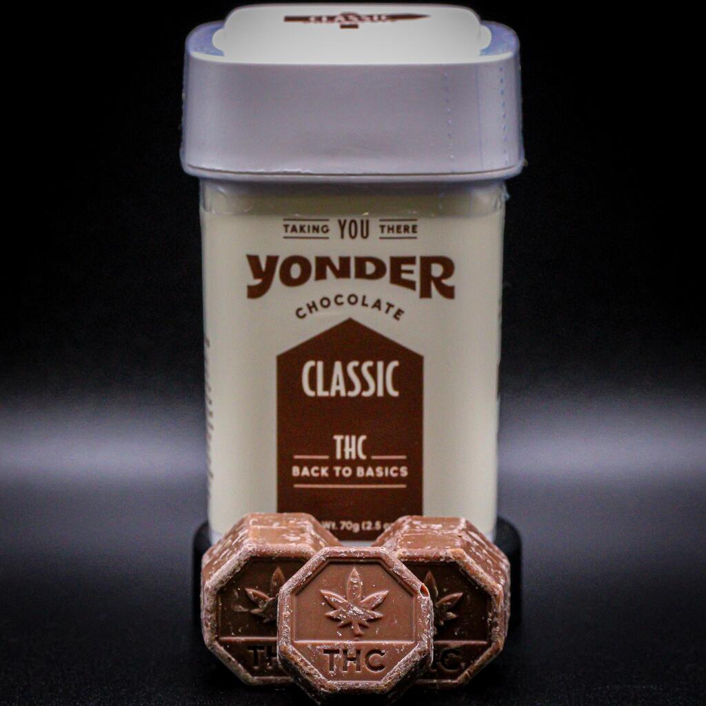 Buy Yonder Edibles Infused Milk Chocolate 100mg [10 pcs] image