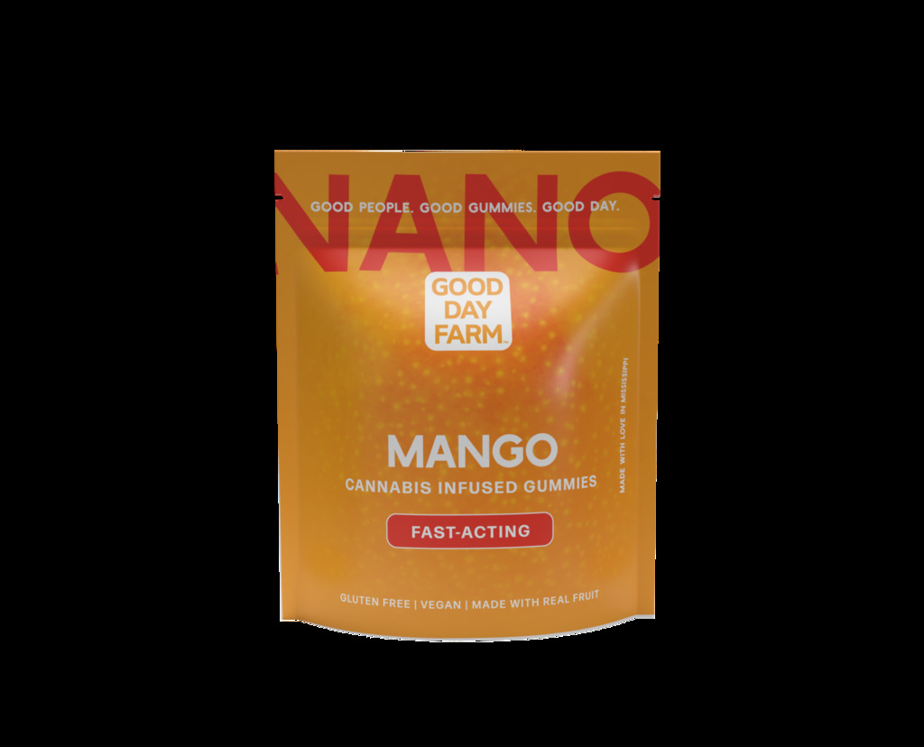 Buy Good Day Farm Edibles Fast Acting Nano | Mango Gummies  100mg [10 pcs] image