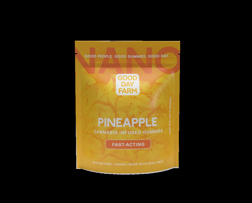 Gummies | Fast Acting Nano | Pineapple  Good Day Farm