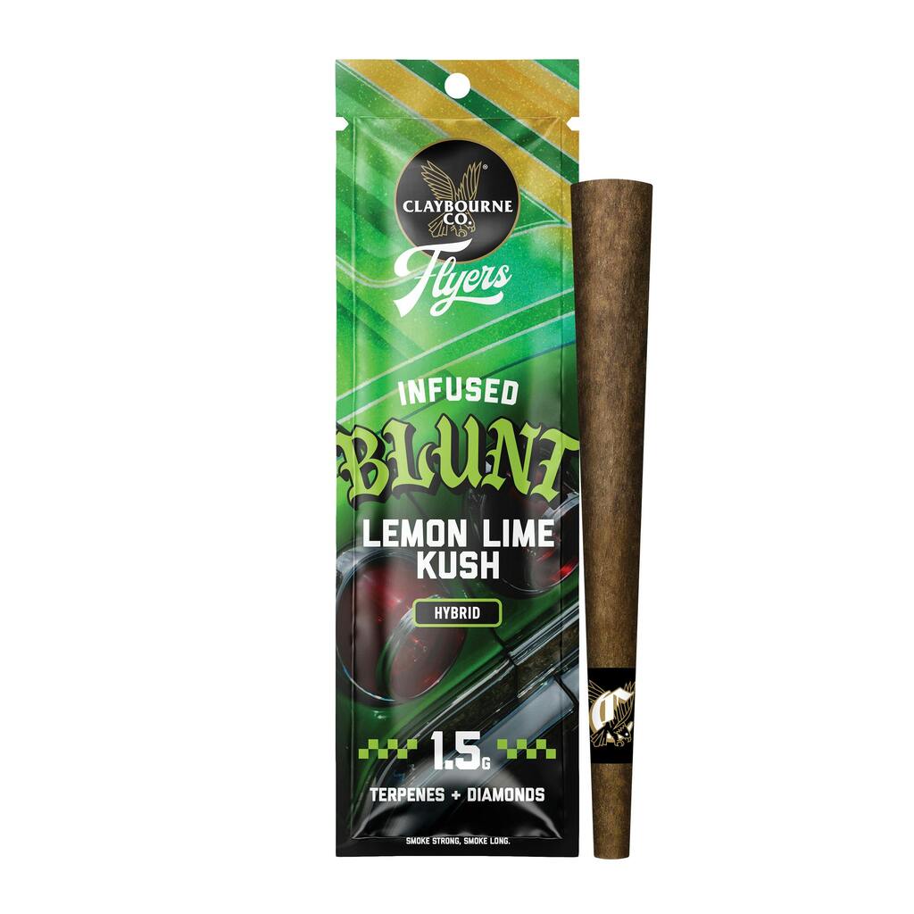 Buy Claybourne Preroll Lemon Lime Kush - Frosted Flyers 2.5 g (5-pack) image №0