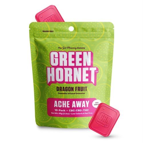 Ache Away CDC:CBD:THC - Dragon Fruit Green Hornet