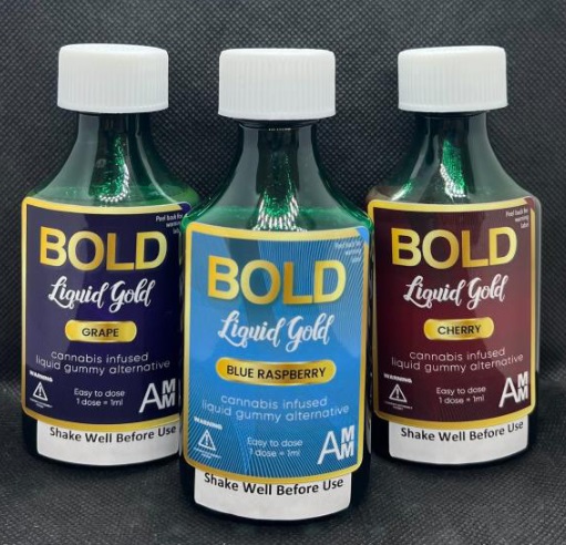 Buy Liquid Gold Edibles Blue Raspberry 710mg image