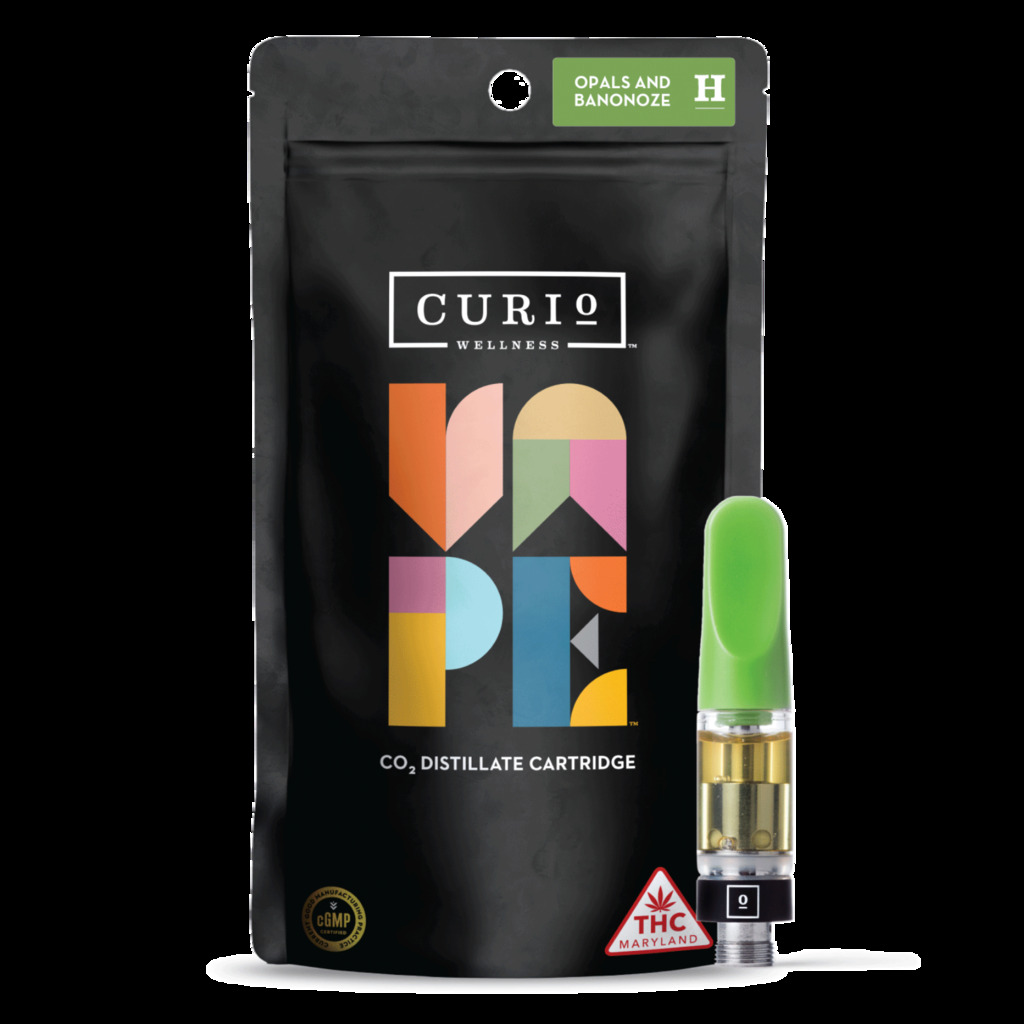 Buy Curio Wellness Cartridges Opals and Banonoze 0.5g image