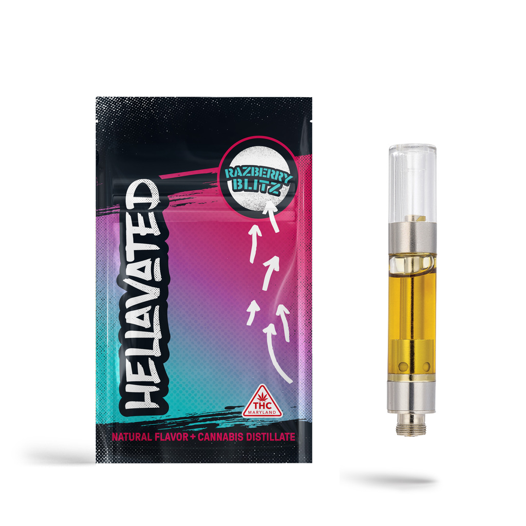 Buy Hellavated Cartridges Raspberry Blitz 1g image