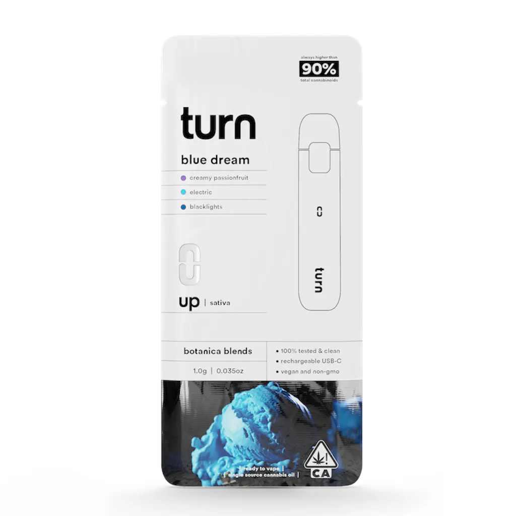 Buy turn Vape Cartridge Blue Dream Disposable 1 G image