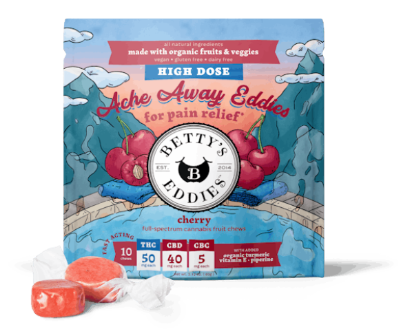 Buy Betty's Eddies Edible Cherry 1:4:5 100 mg image