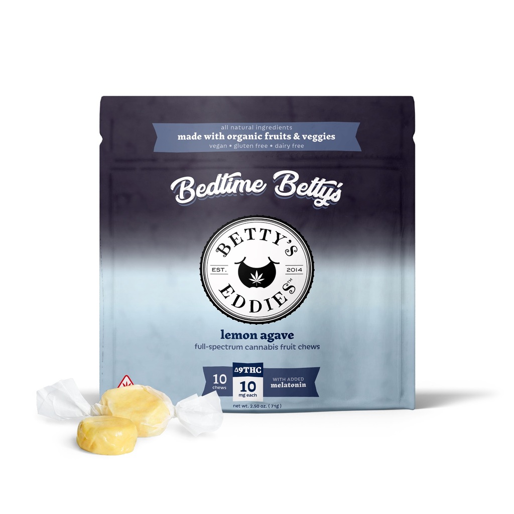 Buy Betty's Eddies Edibles Lemon Agave + Melatonin 10mg 10pk image