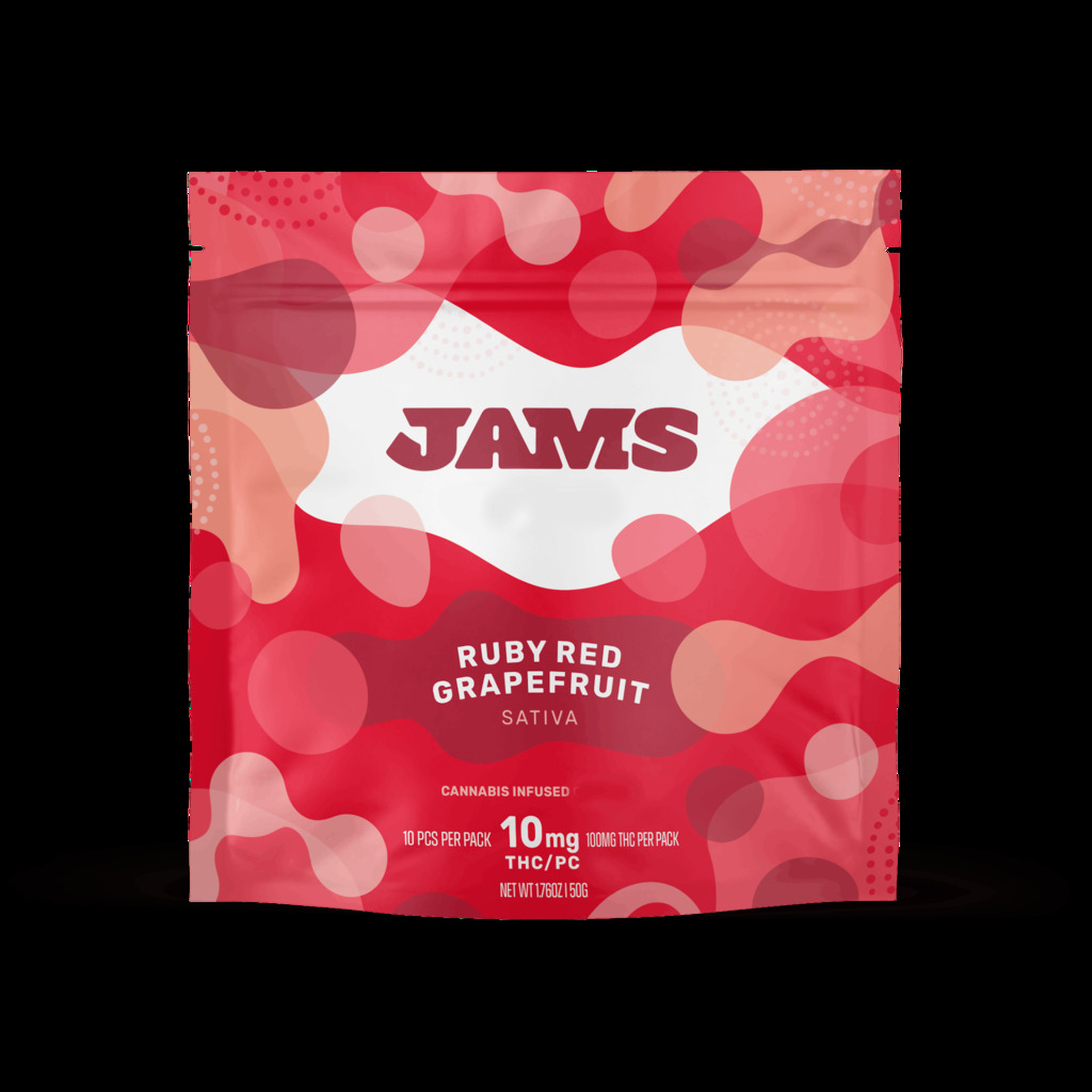 Buy JAMS Edibles Ruby Red Grapefruit 100mg image