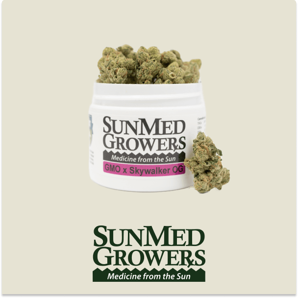 GMO x Skywalker OG SunMed Growers