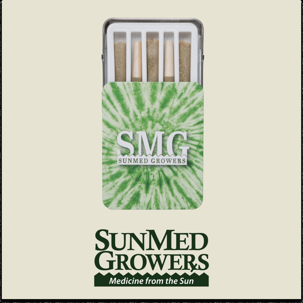 Buy SunMed Growers Pre-Rolls Golden Pineapple 0.5g 5pk image