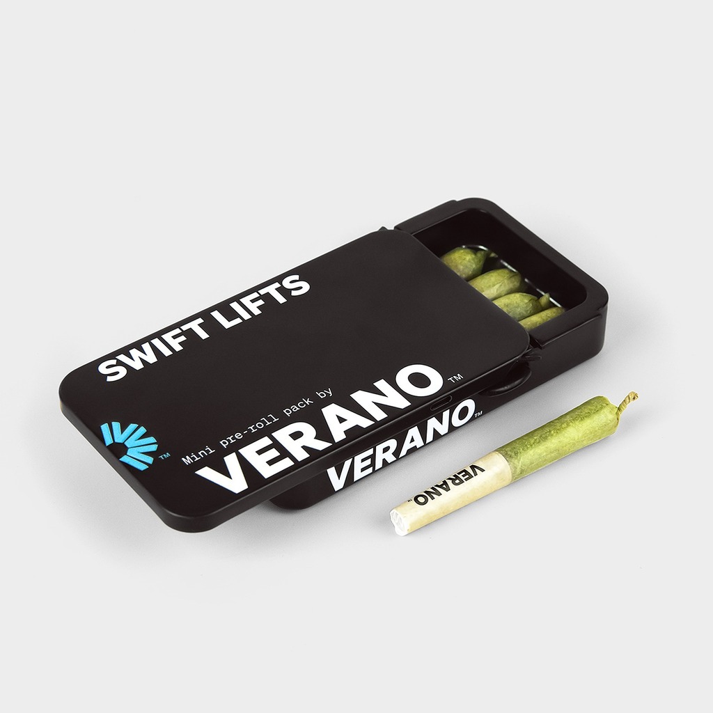 Buy Verano Pre-Rolls Reserve Swift Lifts GMO 0.5g 5pk image