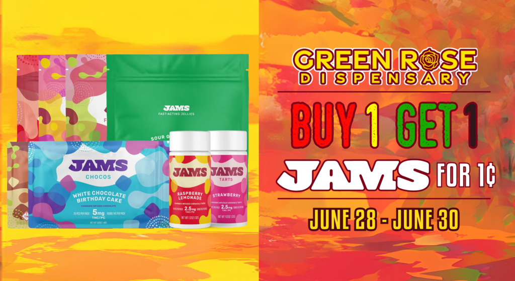 Cannabis Promo, Cannabis Sales, Cannabis Discounts, Cannabis on Sale, JAMS B1G1!