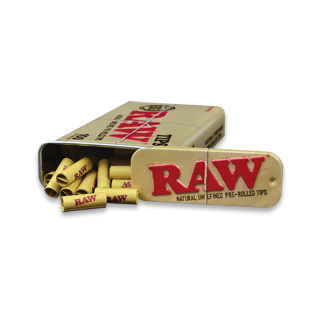 Pre-Rolled Tips Tin Raw