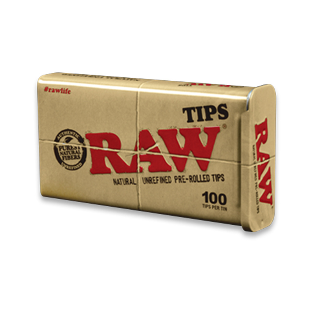 Pre-Rolled Tips Tin Raw