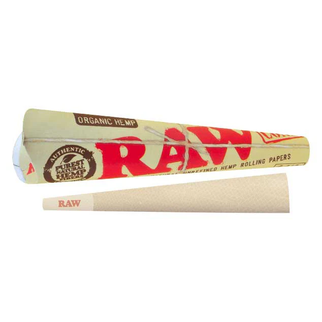 Buy Raw Accessories Organic Hemp Cones 1 1/4 | 6 Pack image