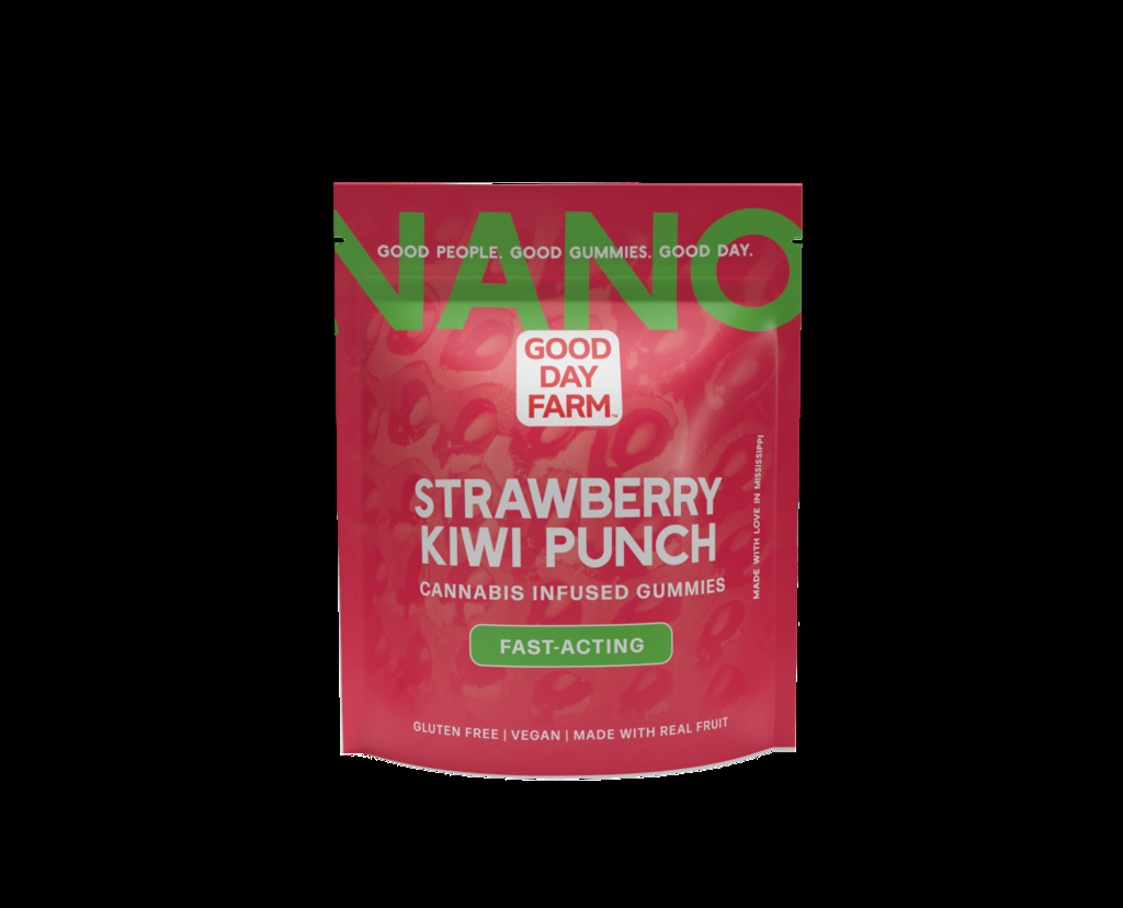 Gummies | Fast Acting Nano | Strawberry Kiwi  Good Day Farm