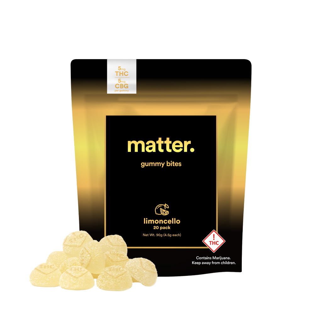 Buy Matter Edibles Limoncello 1:1 CBG 10mg 10pk image