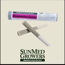 Buy SunMed Growers Pre-Rolls Watermelon Gelato 2pk 1g image