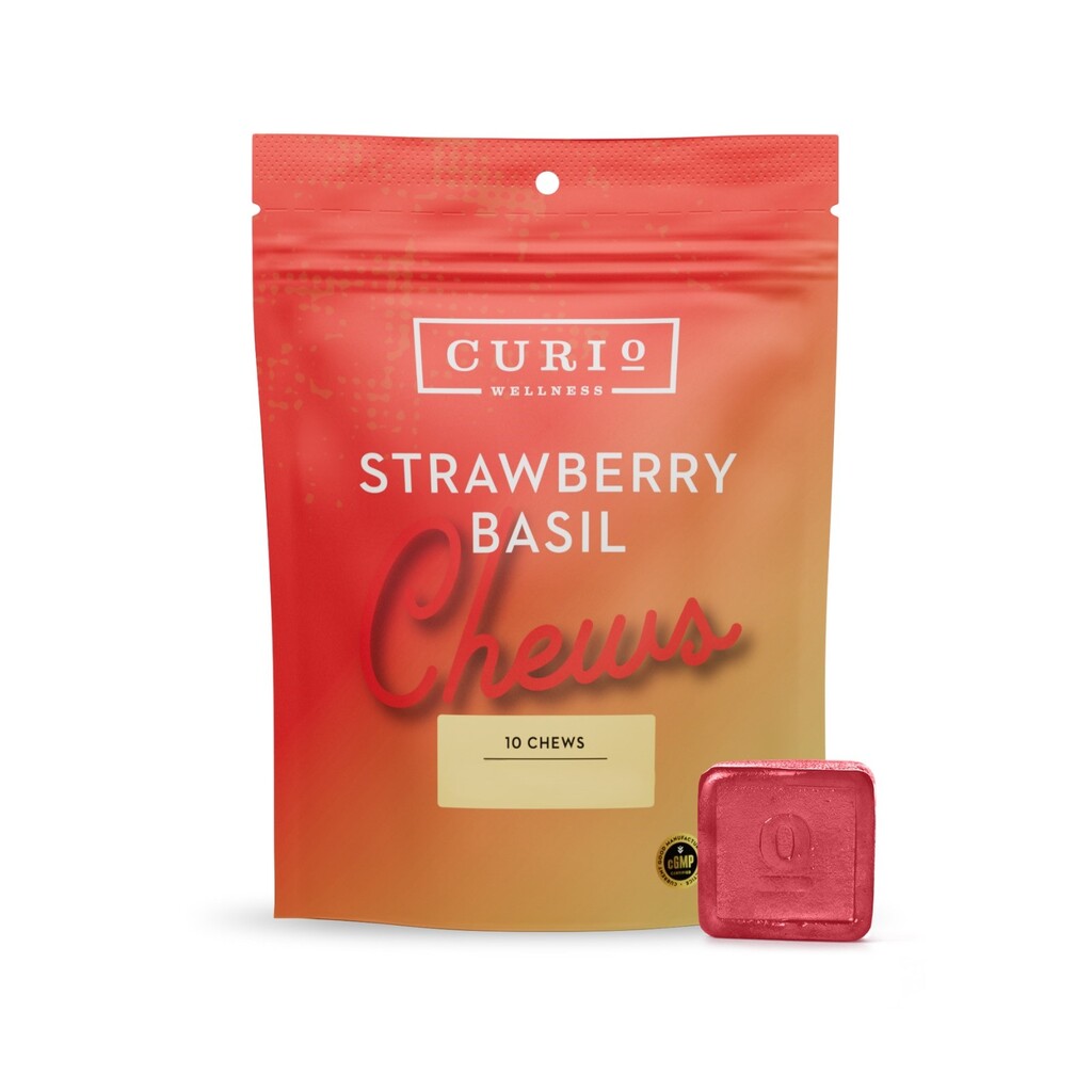 Buy Curio Wellness Edibles Strawberry Basil 10mg 10pk image