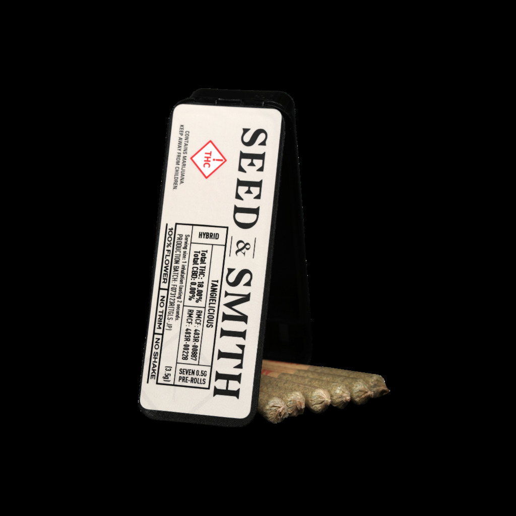 Buy Seed & Smith Prerolls Orange Cookies Chem Preroll 7-Pack 3.5 g image