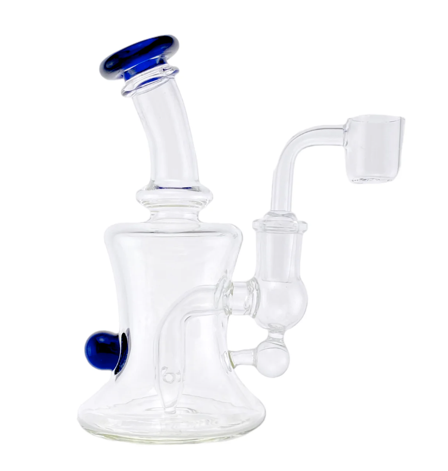 Mini Glass Dab Rig (#22a) The Mighty Quinn