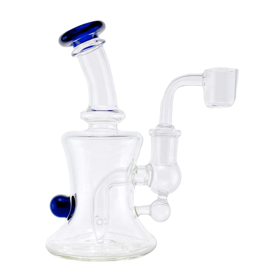 Buy The Mighty Quinn Accessories Mini Glass Dab Rig (#22a) EACH image