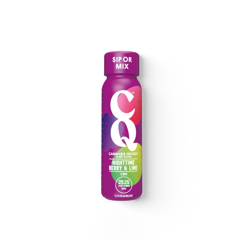 Buy CQ Beverages NightTime Berry & Lime 25mg 2.2 fl oz image