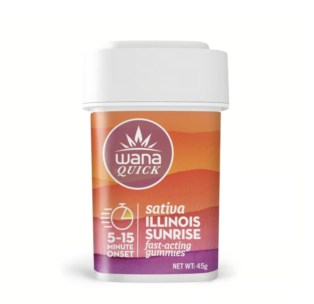 Buy Wana Edibles Quick Illinois Sunrise 100mg 10pk image