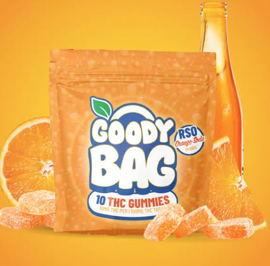 Buy Goody Bag Edible Orange Soda RSO 100 mg image