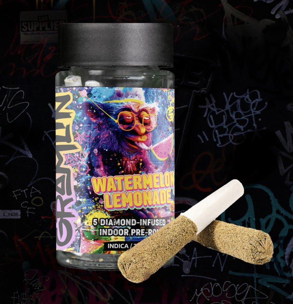 Watermelon Lemonade Diamond Infused Pre-Roll Pack Gramlin