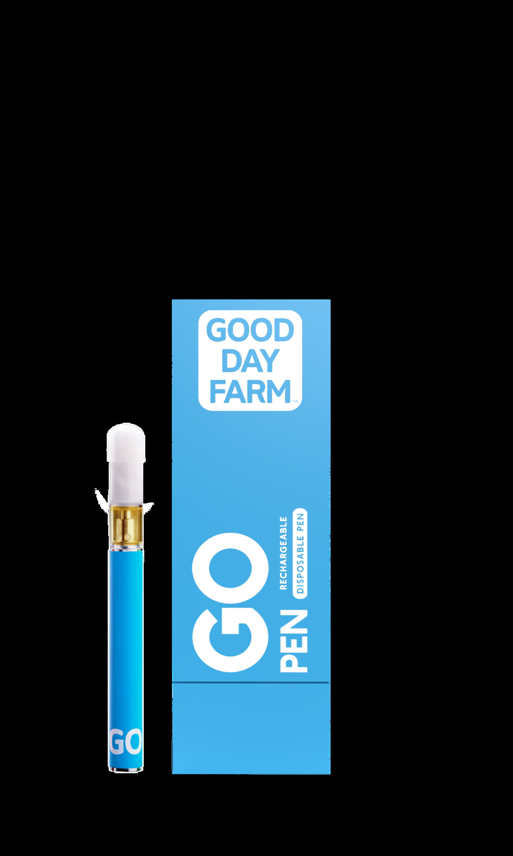 Buy Good Day Farm Vapes GO Vape Pen | All-in-One | Blue Raspberry Smash 0.3g Disposable image