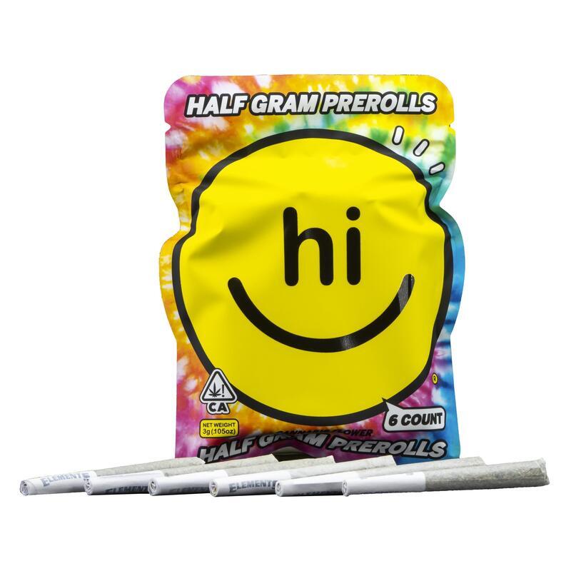 Buy Hi Canna Preroll Mango Sticky Rice 3 g (6-pack) image