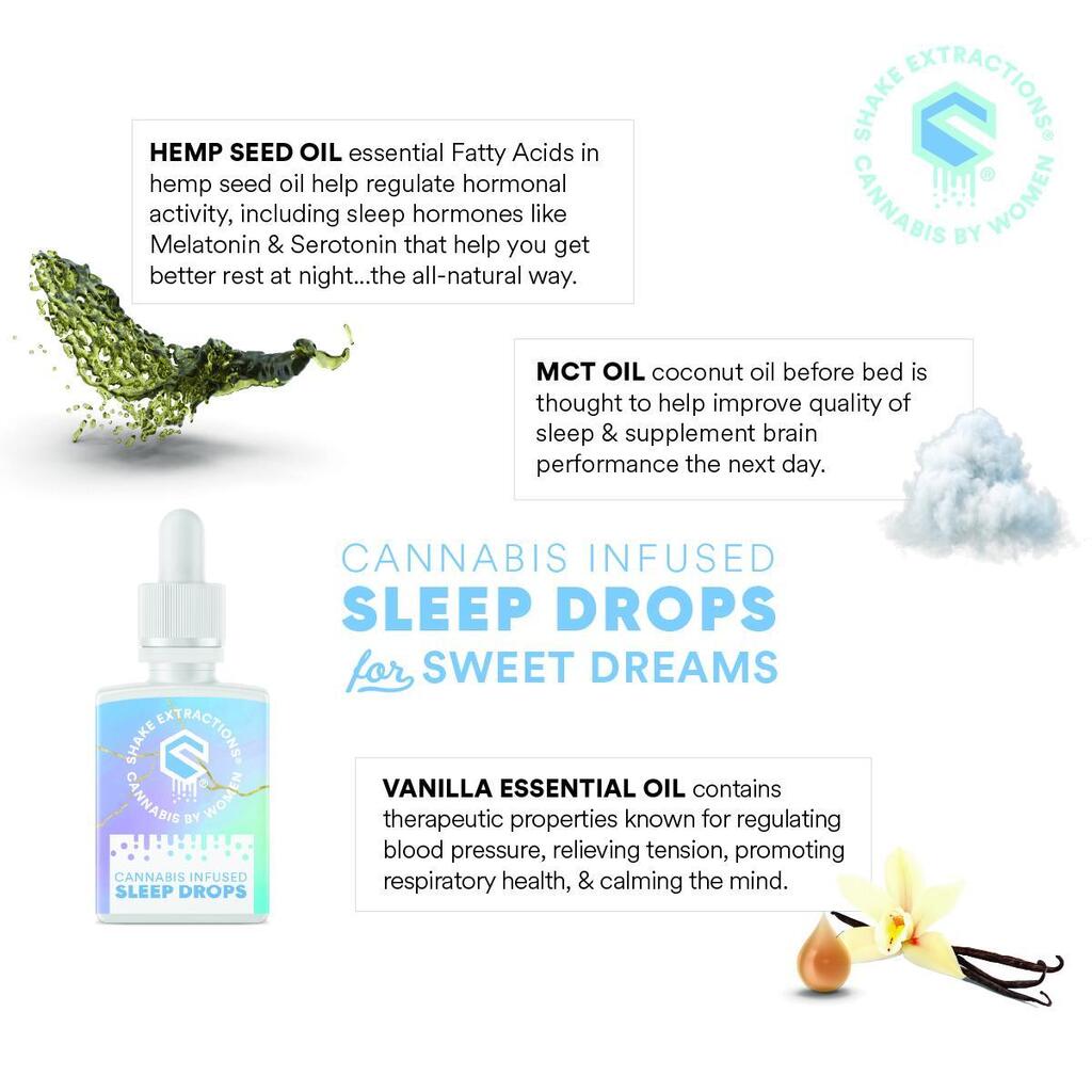 Sleep Drops - Honey Vanilla Shake Extractions