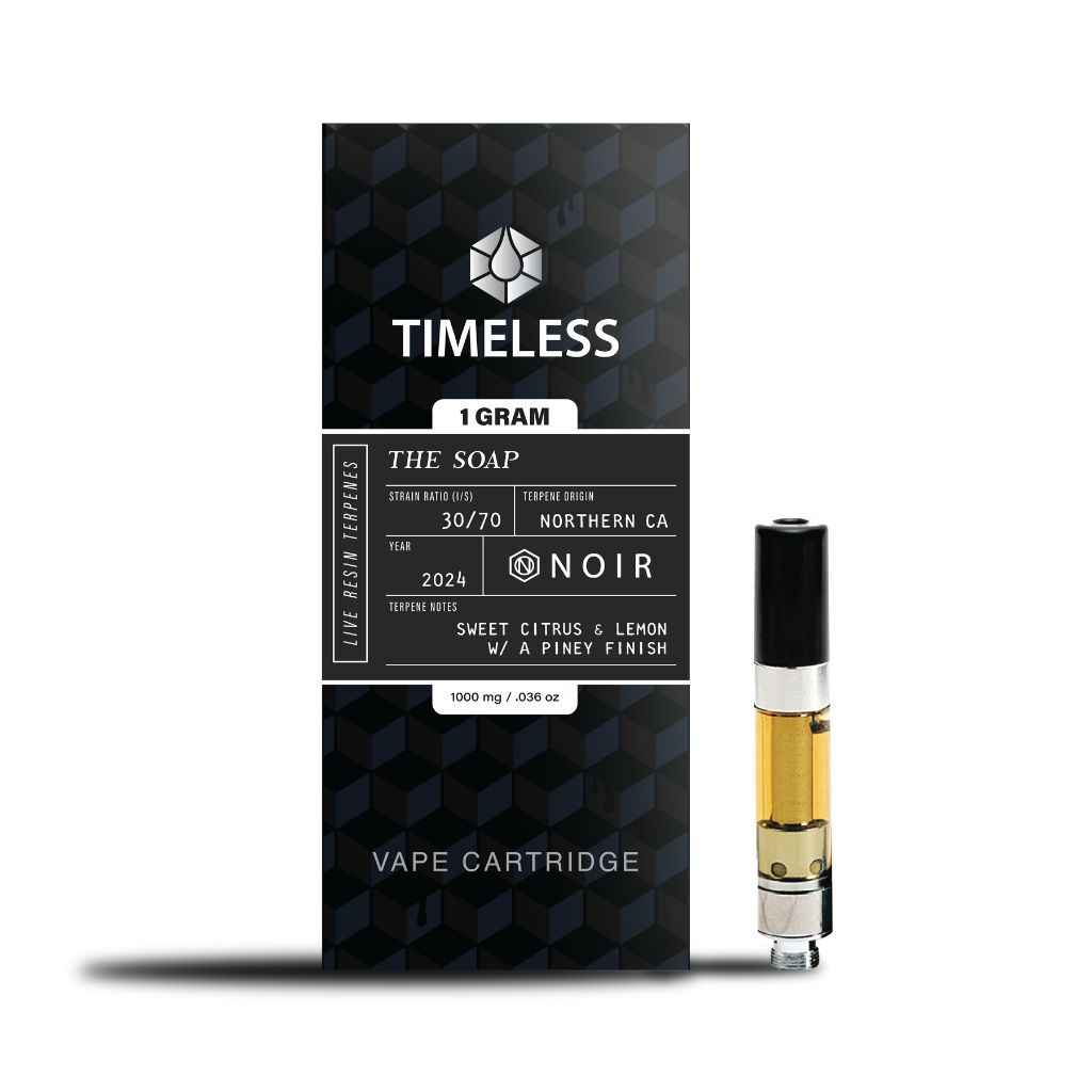 Buy Timeless  Vape Cartridge Noir The Soap Vape Cartridge 1 G image