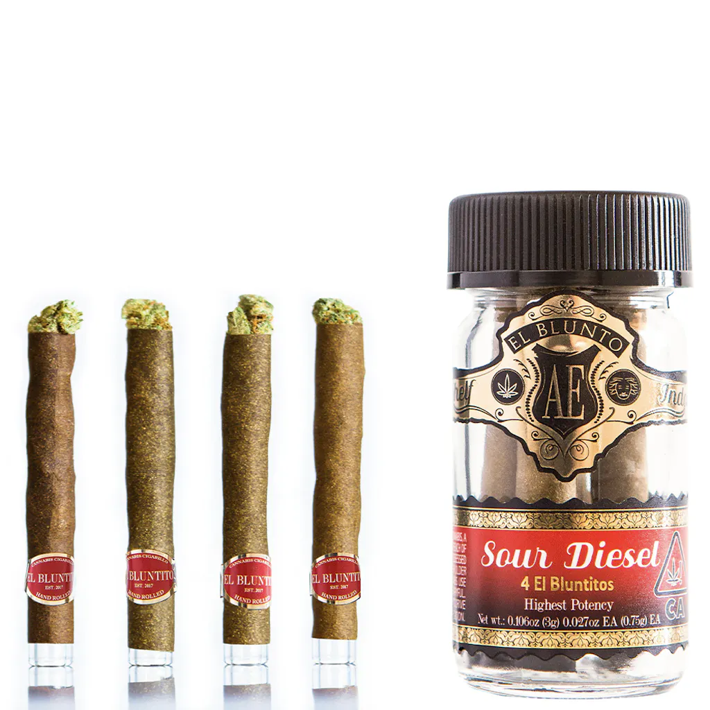 Sour Diesel 4 El Bluntitos Pre-Rolls Albert Einstones