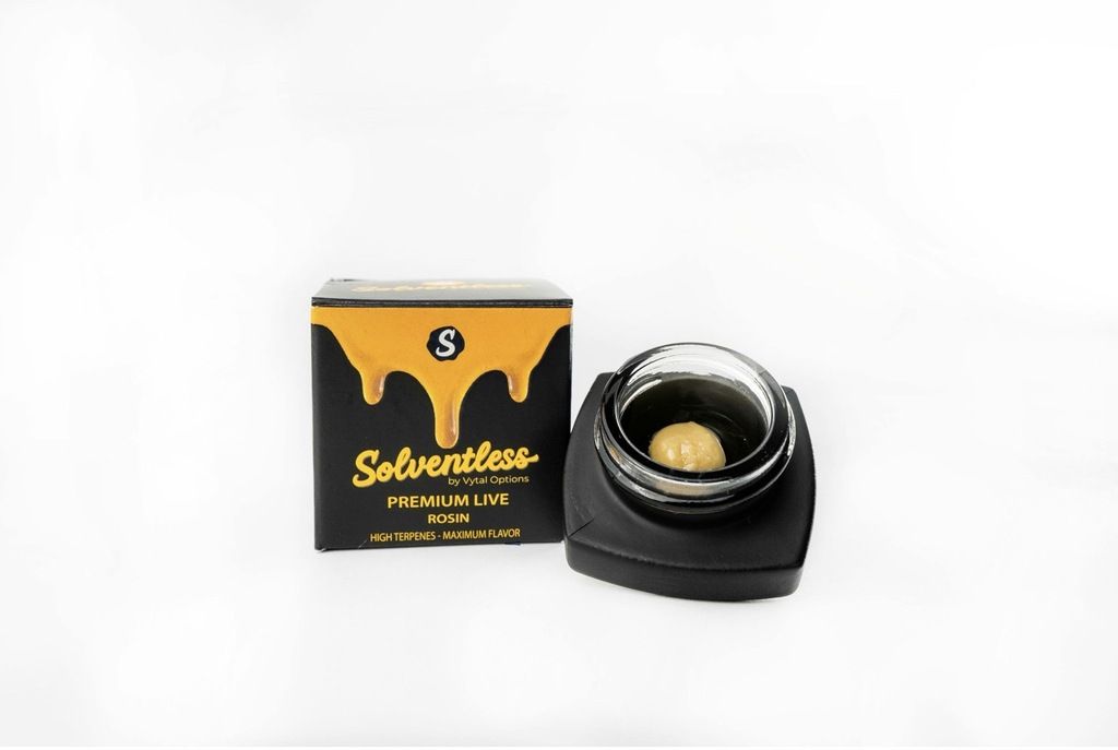 Vytal Options Solventless Banana Shack Rosin Live Rosin Concentrate, 1g Live