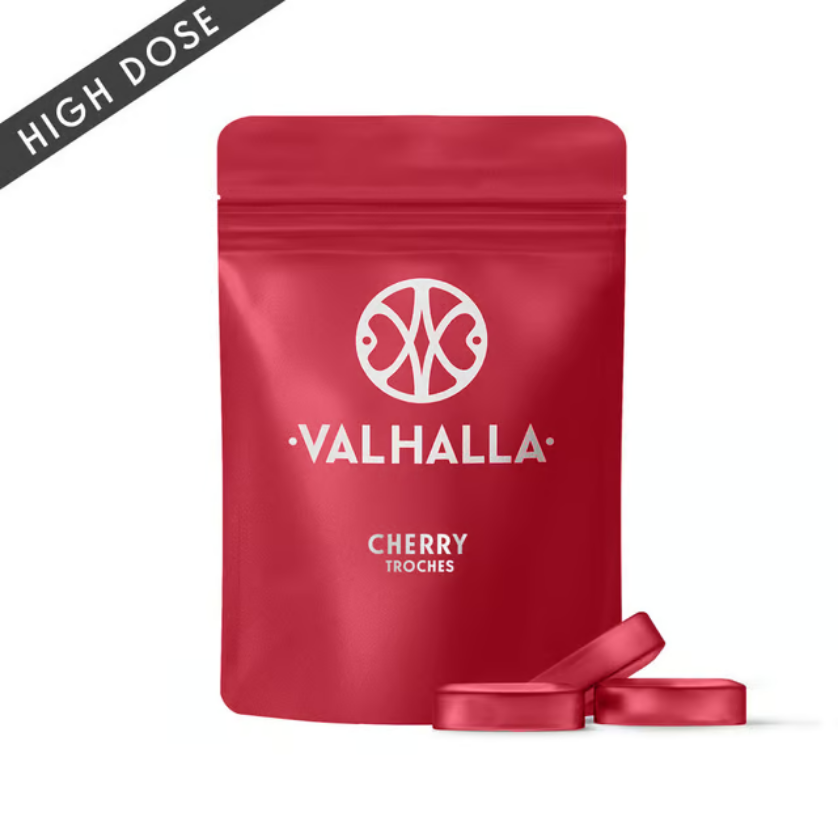Valhalla Cherry 1:1 Troches, 500mg, 10pk