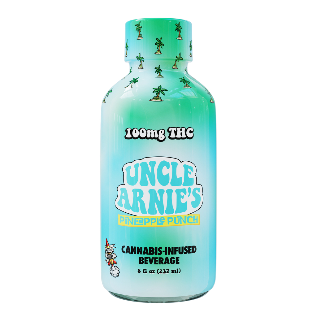 Buy Uncle Arnie's Edibles Pineapple Punch 100mg image