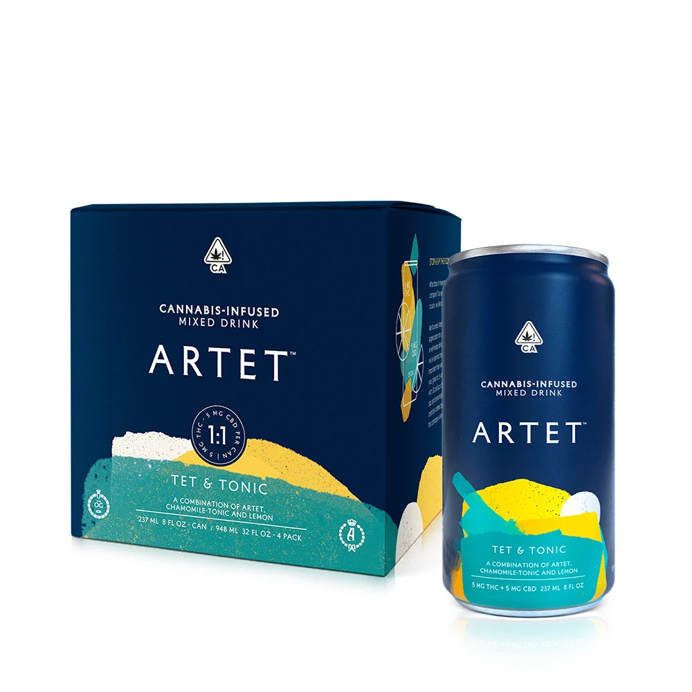 Buy Artet Beverages Tet & Tonic 20mg (4-pack) image